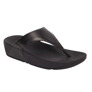 Lulu Flip Flop (Women) Black NEW with Tag LULU Leather Toe-Post Sandals